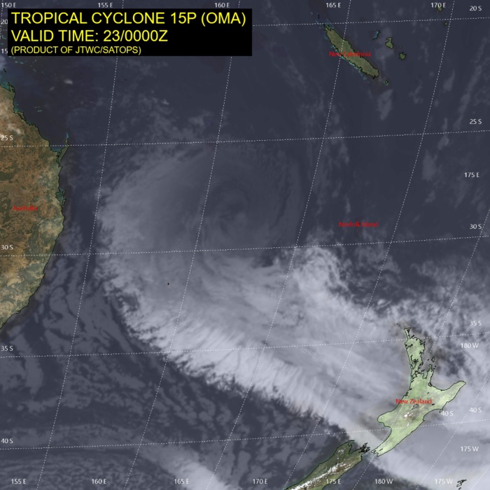 03UTC: cyclone OMA(15P): Final Warning, estimated peak intensity reached was 75knots (CAT1 US)