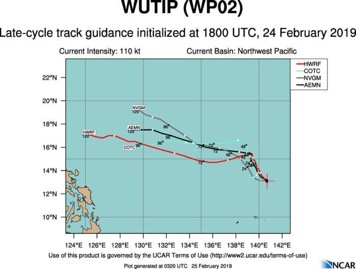 03UTC: amazing Typhoon WUTIP(02W) is a powerful category 4 US once again.