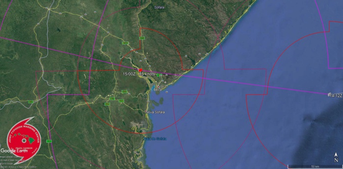 FORECAST LANDFALL AREA IN LESS THAN 12H