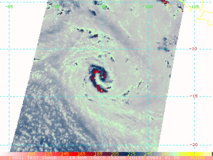 1832UTC. COMPACT SYSTEM WITH A WELL DEFINED CENTER