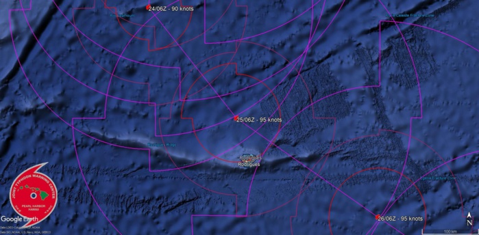 FORECAST LANDFALL AREA