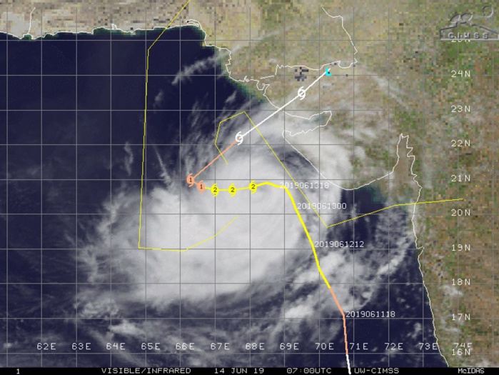 CATEGORY 2 US BUT FORECAST TO WEAKEN SIGNIFICANTLY BEFORE LANDFALL AFTER 72H