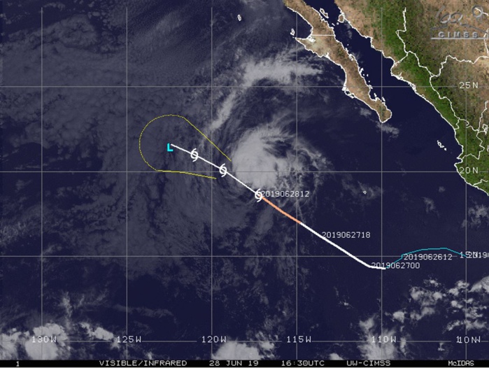 INTENSITY IS FORECAST TO FALL BELOW 35KNOTS IN 36H