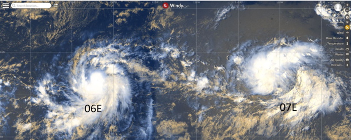 TS ERICK(06E) is forecast to intensify to Category 2 US in 72hours