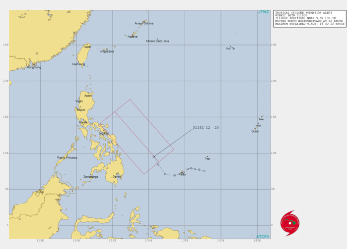 INVEST 92W: TCFA