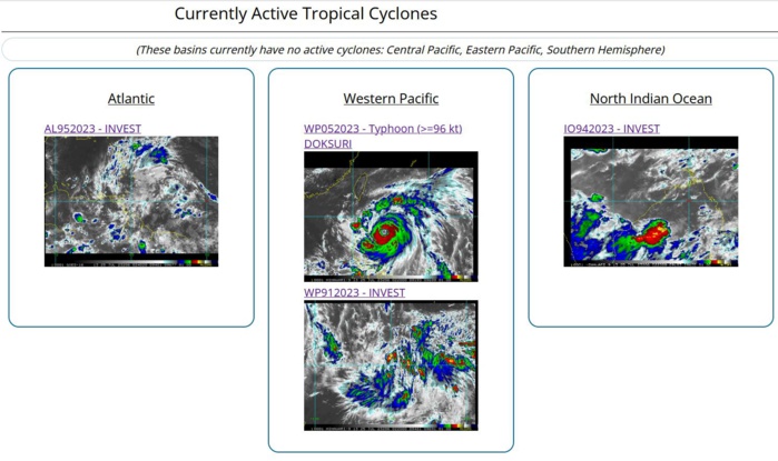 05W(DOKSURI) peaks at Super Typhoon Intensity//Invest 91W//Invest 94B//Invest 95L// 2503utc