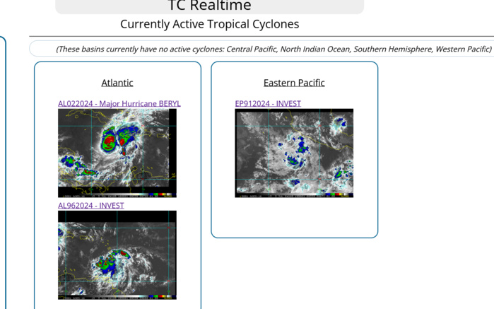 Formidable 02L(BERYL) was a CAT 5 US// INVEST 96L// INVEST 91E//ECMWF 10 Day Storm Tracks// 3 Week TC Formation Probability//0315utc 