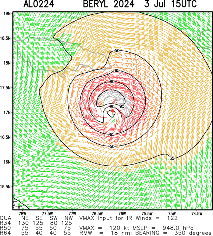 Formidable 02L(BERYL) was a CAT 5 US// INVEST 96L// INVEST 91E//ECMWF 10 Day Storm Tracks// 3 Week TC Formation Probability//0315utc 