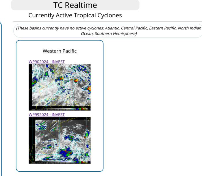 INVEST 99W// INVEST 90W// 3 Week TC Formation Probability//1312utc 