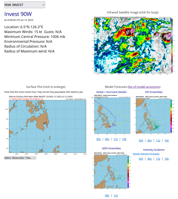 INVEST 99W// INVEST 90W// 3 Week TC Formation Probability//1312utc 