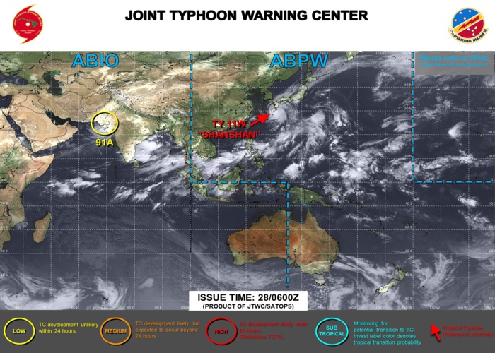 JTWC IS ISSUING 6HOURLY WARNINGS ON 11W, ON 01C AND ON 07E. 3HOURLY SATELLITE BULLETINS ARE ISSUED ON 11W ON 01C AND ON 07E