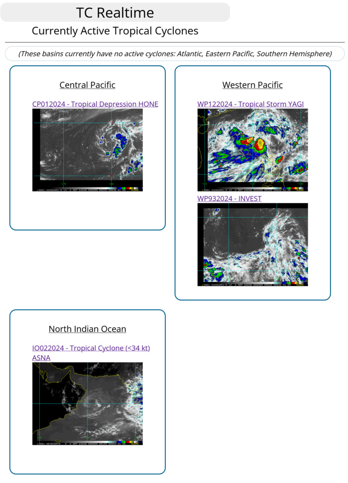 TS 12W(YAGI) Rapid Intensification possible once over the South China Sea//INVEST 93W// 0209utc