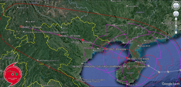 12W(YAGI) reached Super Typhoon Intensity again after an ERC//TS 13W(LEEPI)//INVEST 95W to develop next 72 hours//0609utc