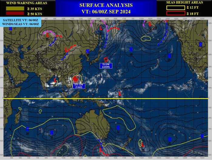 12W(YAGI) reached Super Typhoon Intensity again after an ERC//TS 13W(LEEPI)//INVEST 95W to develop next 72 hours//0609utc