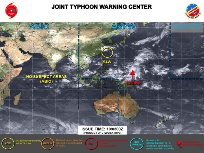 JTWC IS ISSUING 6HOURLY WARNINGS AND 3HOURLY SATELLITE BULLETINS ON 14W.