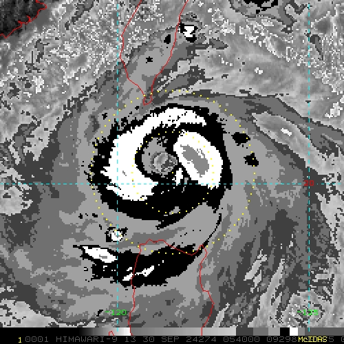 Typhoon 20W(KRATHON) powerful CAT 4 US bearing down on Southern TAIWAN//19W(JEBI)//3006utc