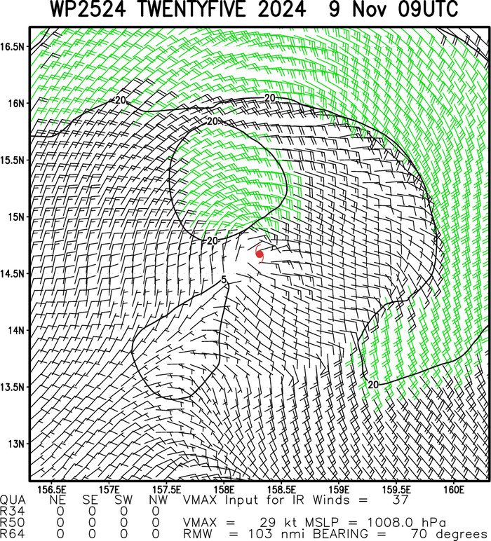 Typhoon 24W(YINSING) 2nd intensity peak//25W(MAN-YI)//26W(TORAJI) approaching the PHILIPPINES///INVEST 94W//18L(RAFAEL)//0909utc