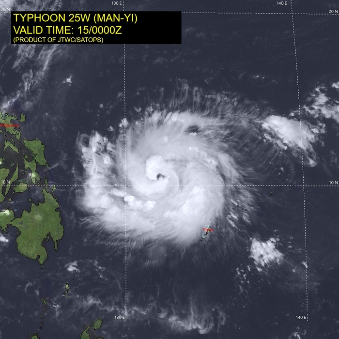 Typhoon 25W(MAN-YI) intensifying//TC 02S(BHEKI) intensifying// TY 27W(USAGI) weakening//1503utc