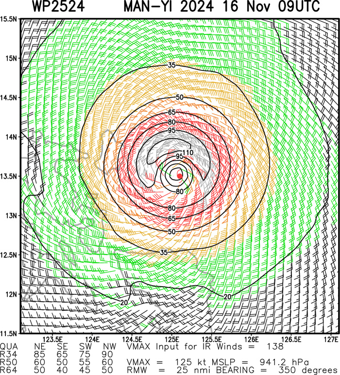 Super Typhoon 25W(MAN-YI) bearing down on the PHILIPPINES//TC 02S(BHEKI) reached CAT 1 US//Super Typhoon 27W(USAGI) Final Warning//1609utc