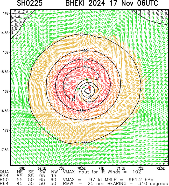 Super Typhoon 25W(MAN-YI) landfall South of CASIGURAN/LUZON//TC 02S(BHEKI) Strong CAT 3 US  above forecast//1709utc 