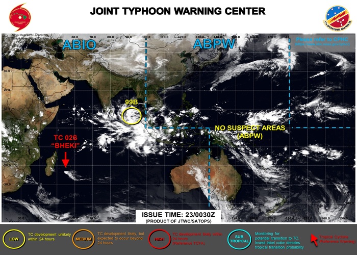 JTWC IS ISSUING 3HOURLY SATELLITE BULLETINS ON THE REMNANTS OF 02S.