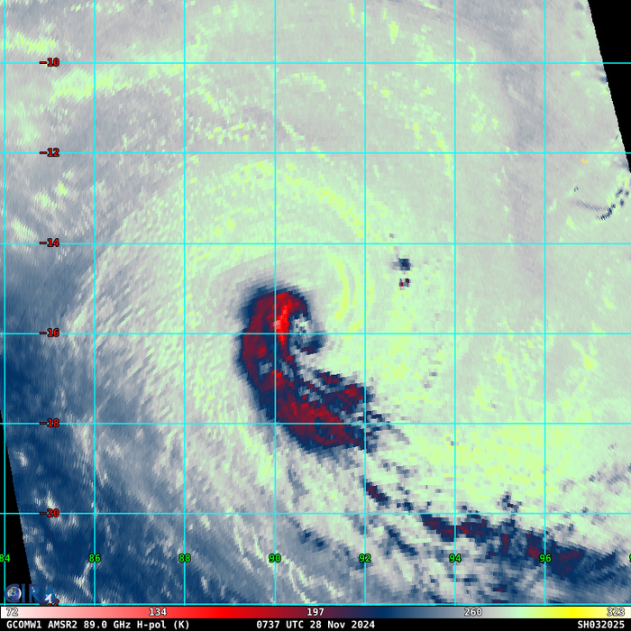 TC 03S(ROBYN) peaked now being sheared apart//INVEST 99B TFCA re-issued//3 Week TC Formation Probability//2906utc  