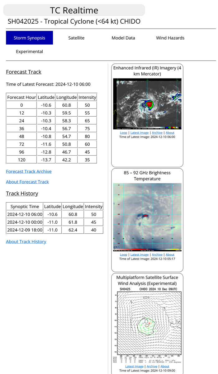 TC 04S(CHIDO) to intensify to Typhoon Intensity within 12/24h gradaully approaching Northern MADAGASCAR//INVEST 93S//INVEST 91S//INVEST 94S//1009utc