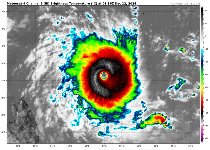 Powerful and compact TC 04S(CHIDO) tracked over AGALEGA islands now peaking at Super Typhoon Intensity//1209utc