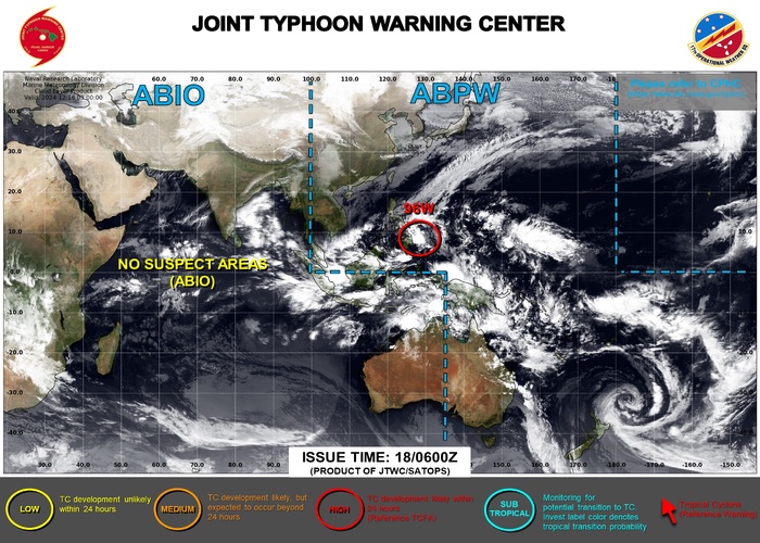 JTWC IS ISSUING 3HOURLY SATELLITE BULLETINS ON 96W.