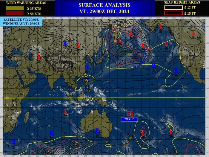 TC 06P rapidly developed clipping Northen VITI LEVU within 12h// TC 05S//3 Week TC Formation Probability//2909utc 