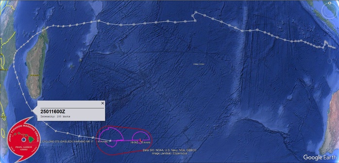 TC 10S(SEAN) 2nd Major Cyclone in a row after TC 07S(DIKELEDI) for the South Indian Ocean//2009utc