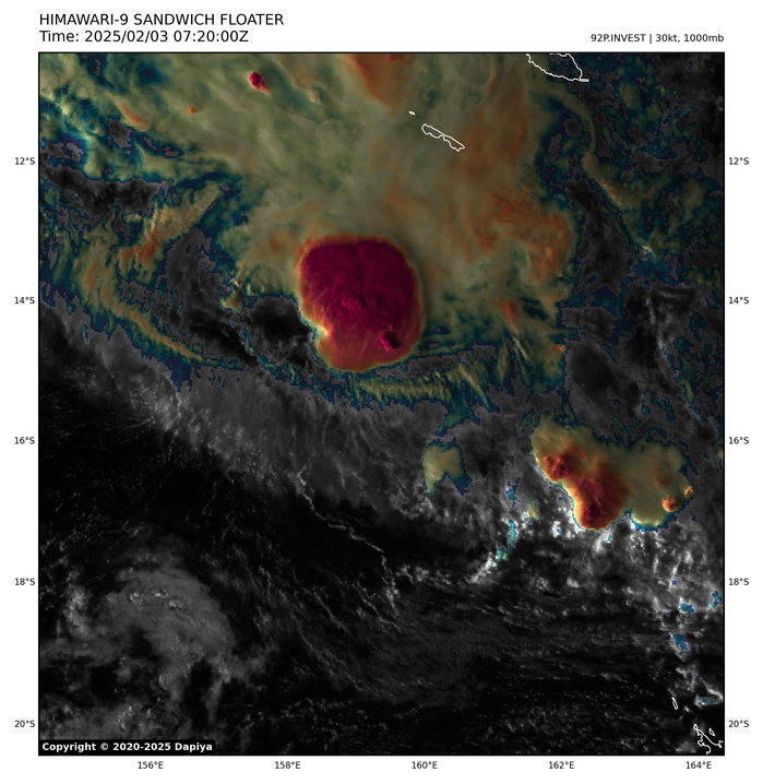 Busy Southern Hemisphere// TC 11S(FAIDA) landfall near Toamasina/MADAGASCAR//02 FEB 2025 12utc