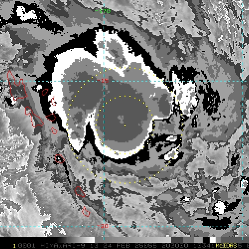 Extremely busy Southern Hemisphere// 19P(RAE) and 20S(BIANCA) CAT 2 US//2421utc 