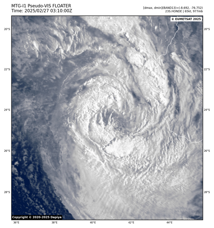 22S(GARANCE) CAT 3 US to make landfall over Northern REUNION by 24h//18P(ALFRED) near CAT3// 23S(HONDE) CAT1// 2703utc