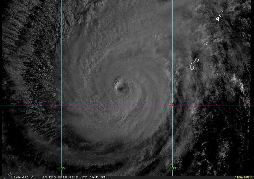 21UTC: Super Typhoon WUTIP(02W) thankfully sparing Guam