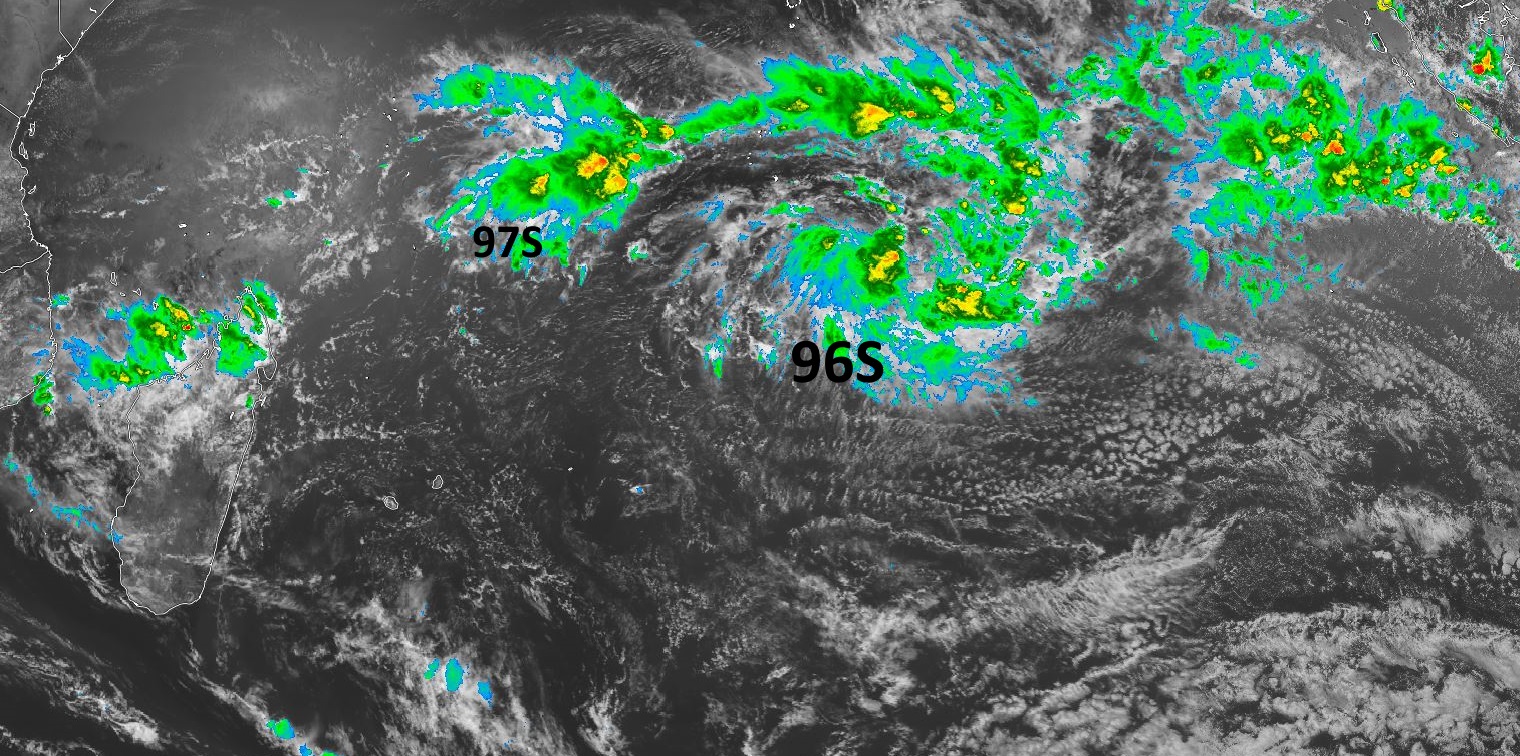 09UTC: South Indian: 96S high chances of development next 24hours