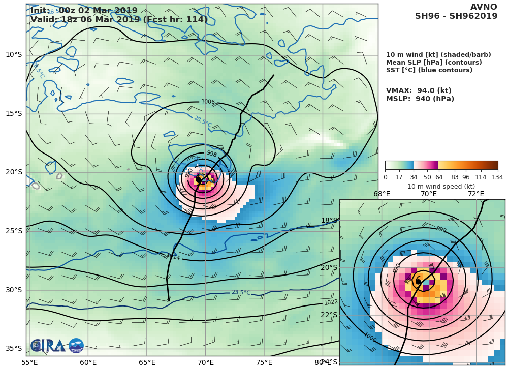 GFS AT 00UTC: 94KT AT +114H