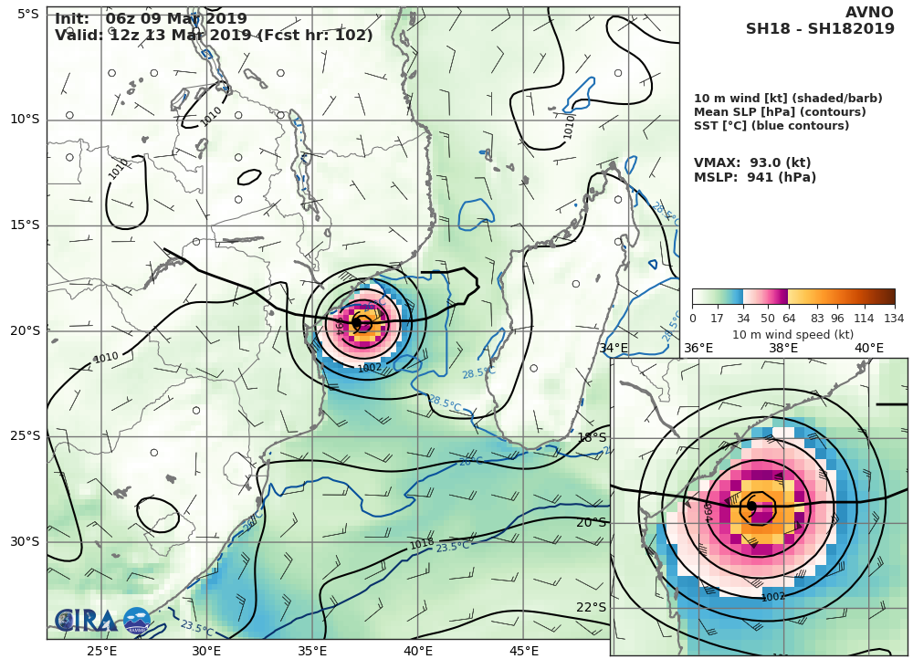 GFS AT 06UTC: 93KT AT +102H