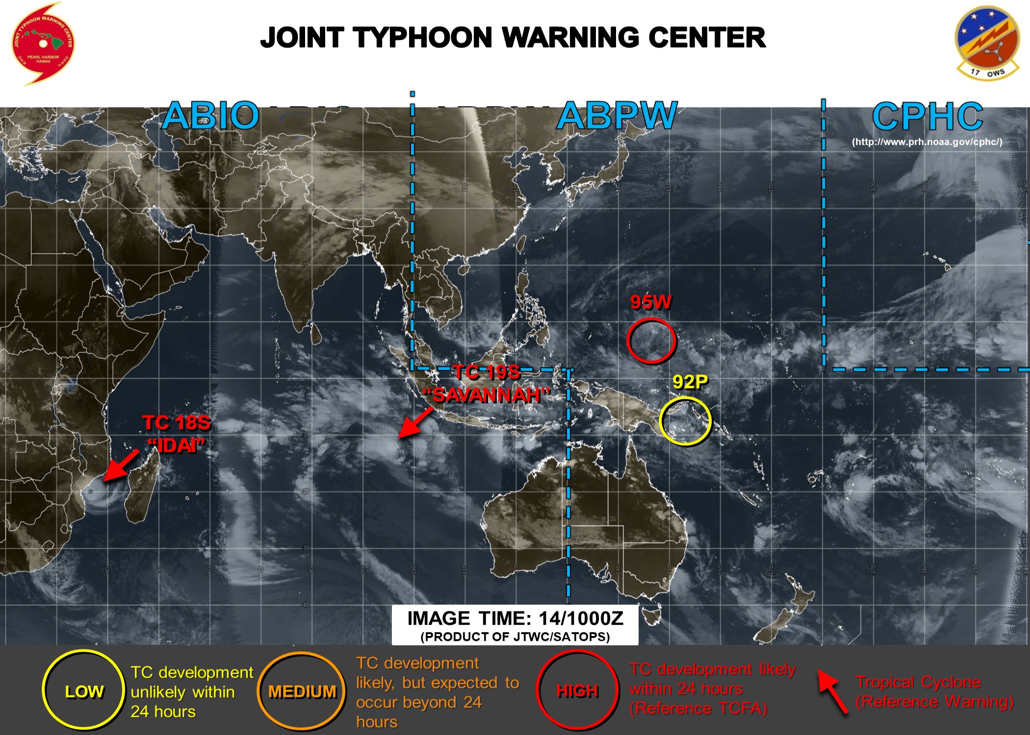 95W: upgraded to high, slight development possible within 24hours