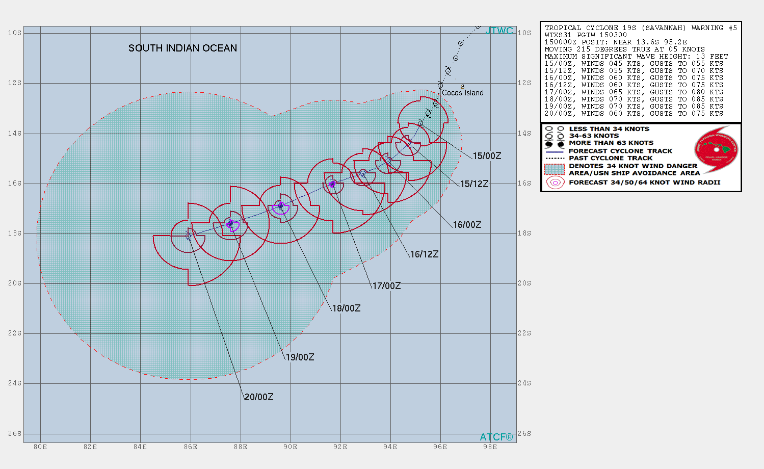 WARNING 5/JTWC