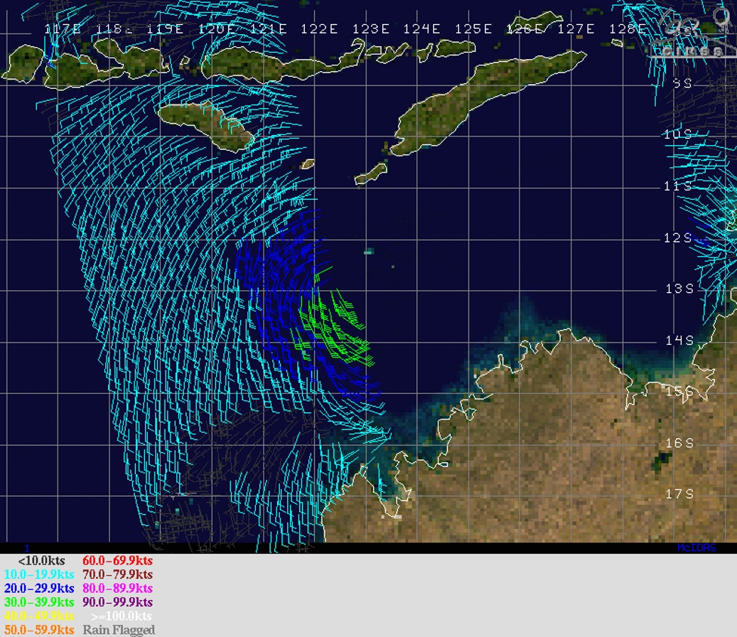 15UTC: TC WALLACE(23S): conditions become more conducive for intensification next 48hours