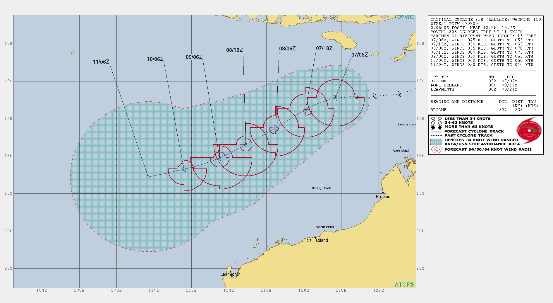 WARNING 10/JTWC