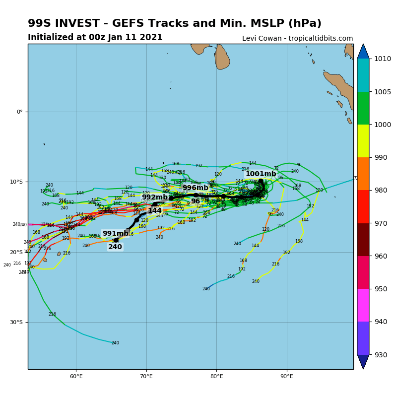 INVEST 99S. MODELS DEVELOP THIS SYSTEM AT LONG RANGE.