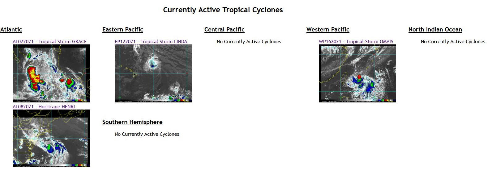 22/02UTC. CURRENT TROPICAL CYCLONE ACTIVITY WORLDWIDE.