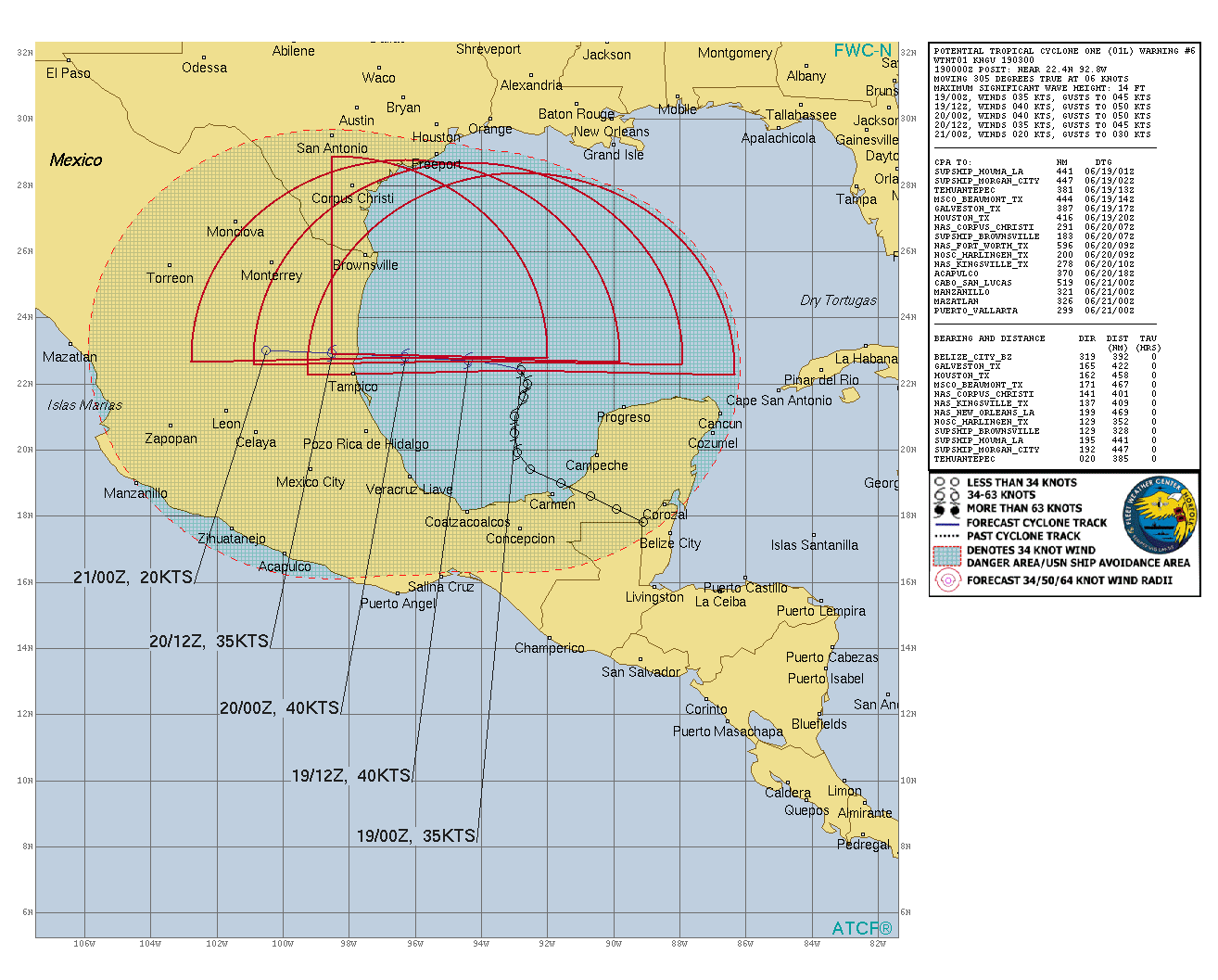 TS 01L // ECMWF 10 Day Storm Tracks// 3 Week TC Formation Probability//1900utc 