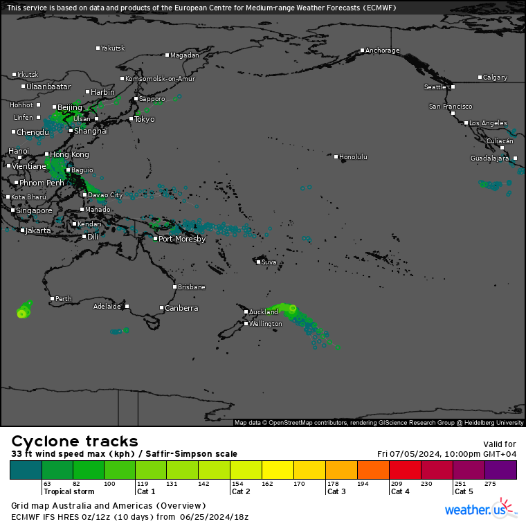 INVEST 98W//INVEST 94L // ECMWF 10 Day Storm Tracks// 3 Week TC Formation Probability//2606utc 