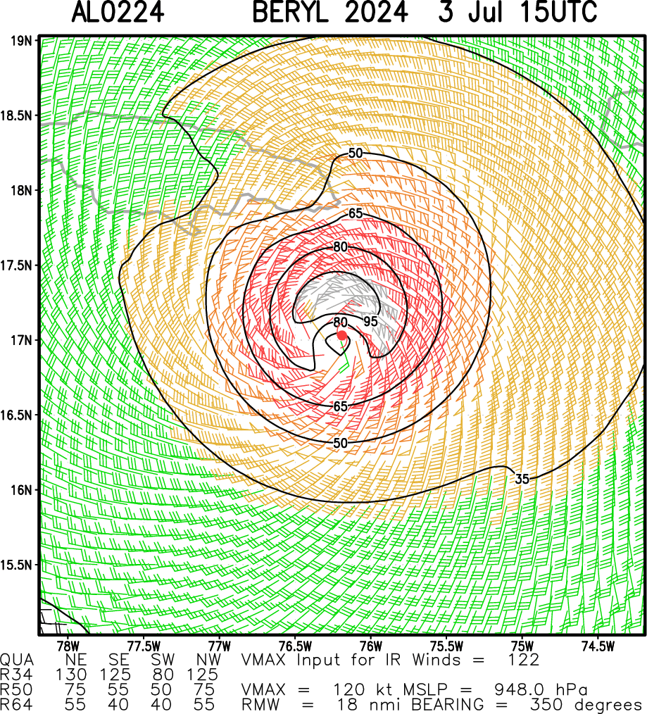 Formidable 02L(BERYL) was a CAT 5 US// INVEST 96L// INVEST 91E//ECMWF 10 Day Storm Tracks// 3 Week TC Formation Probability//0315utc 