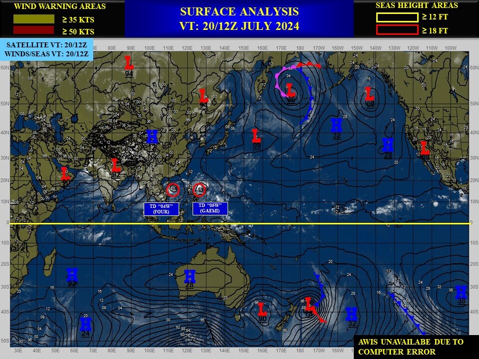 05W(GAEMI) forecast to reach CAT 3 US by 96H// 04W peaking near HAINAN within 36h//INVEST 93W// 2009utc