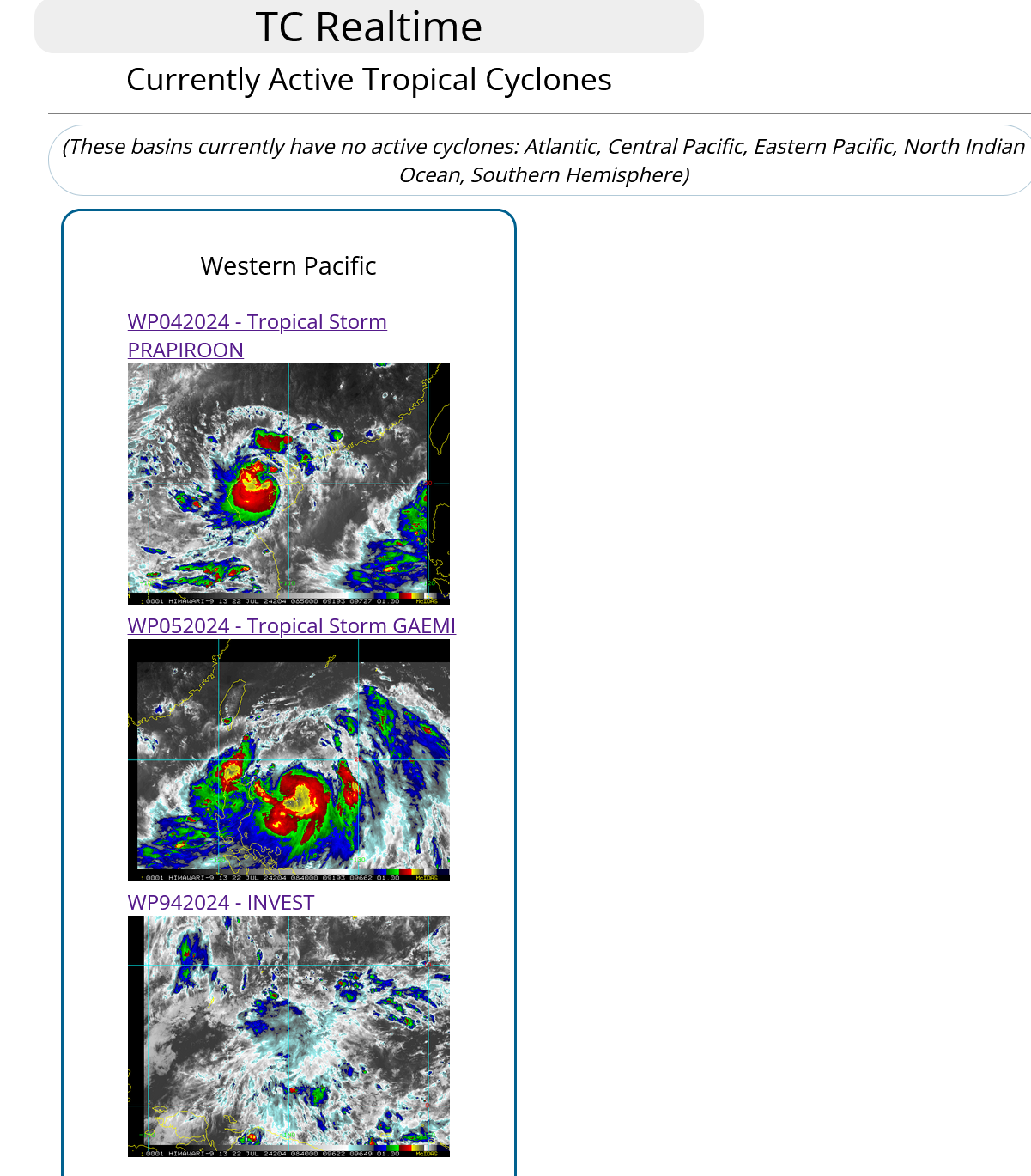 04W(PRAPIROON) landfall within 24h//05W(GAEMI) intensifying and peaking by 48h//INVEST 94W// 2209utc