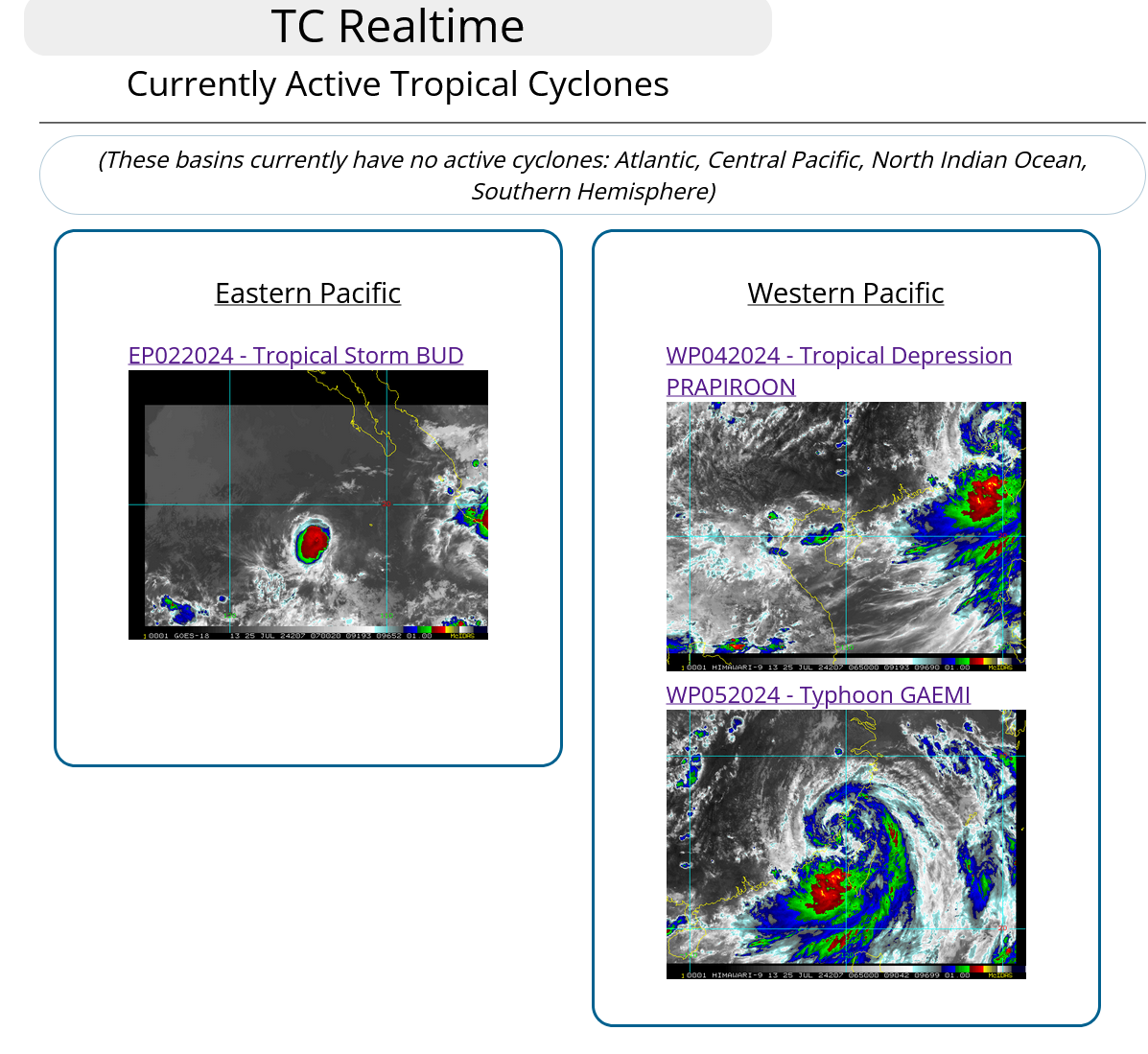 05W(GAEMI) making landfall over CHINA// INVEST 95W// 02E(BUD)// 3 Week TC Formation Probability//2509utc 